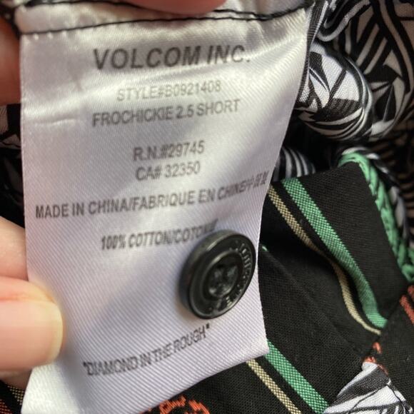 Volcom Boho Frochickie Colorful Aztec Low Rise Vacation Beach Cotton Short Jr 5 - Picture 11 of 11